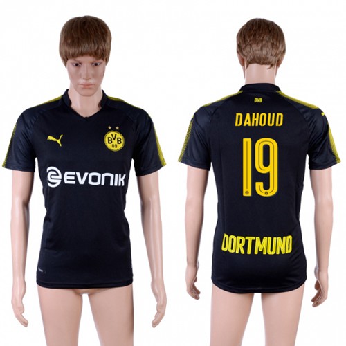 Dortmund #19 Dahoud Away Soccer Club Jersey